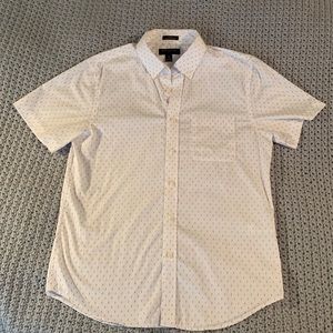 Men’s Banana Republic Factory Short Sleeve, Slim Fit, Button-Up
